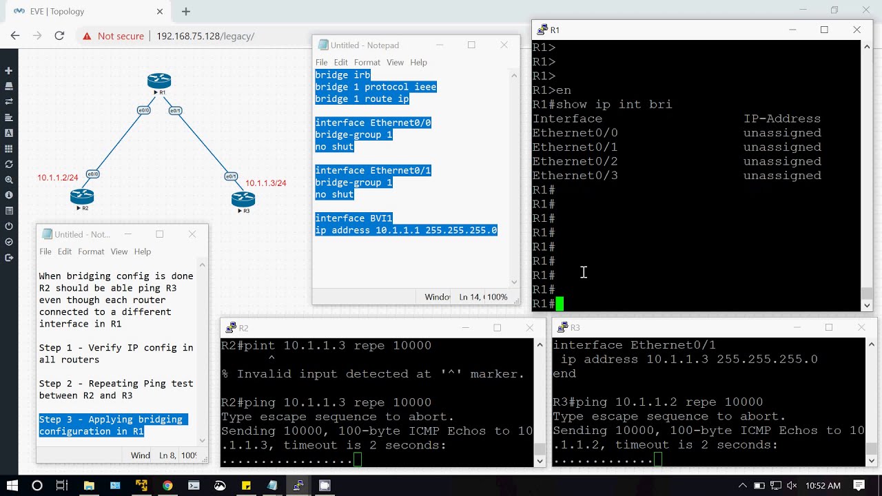 Bridging Configuration - Cisco IOS