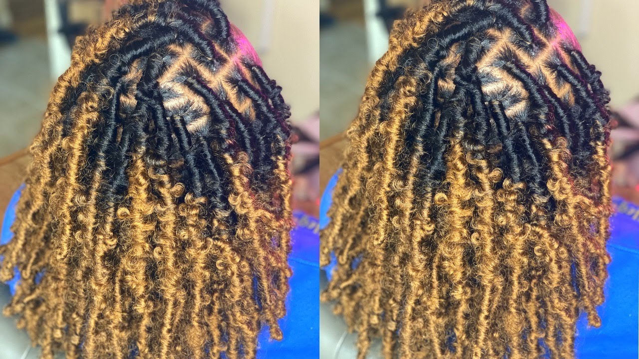 How To Seal and SECURE Butterfly Distressed Faux Locs No More Slide or Slip!