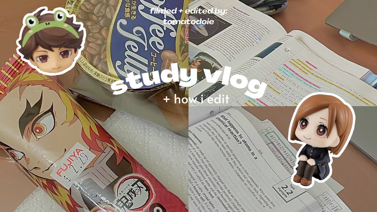 study vlog: summer school, genshin, studying with idols, + how i edit my videos (ft. filmora)