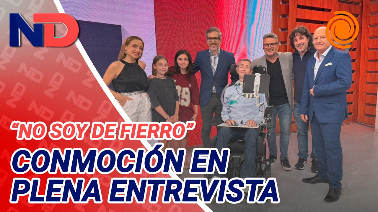 El ingeniero cordobés con ELA contó cómo le gustaría que lo recuerden sus hijas y Petete se quebró