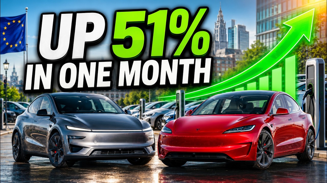 8917 Продажи электромобилей в Европе взлетели на 51% &mdash; даже несмотря на падение Tesla на 36%! РОС...
