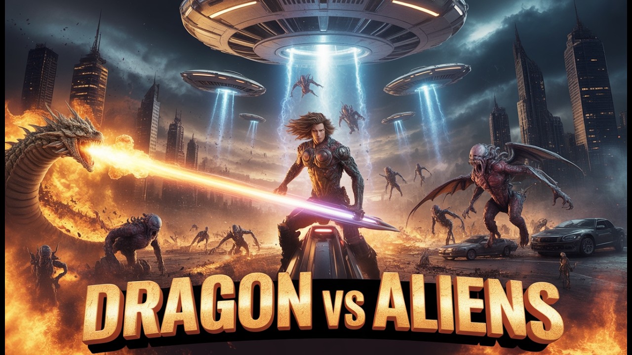 DRAGON vs GIANT MONSTER: The Ultimate Clash | Epic Battle Short Film | AI Cinematic Movie 2026 #war