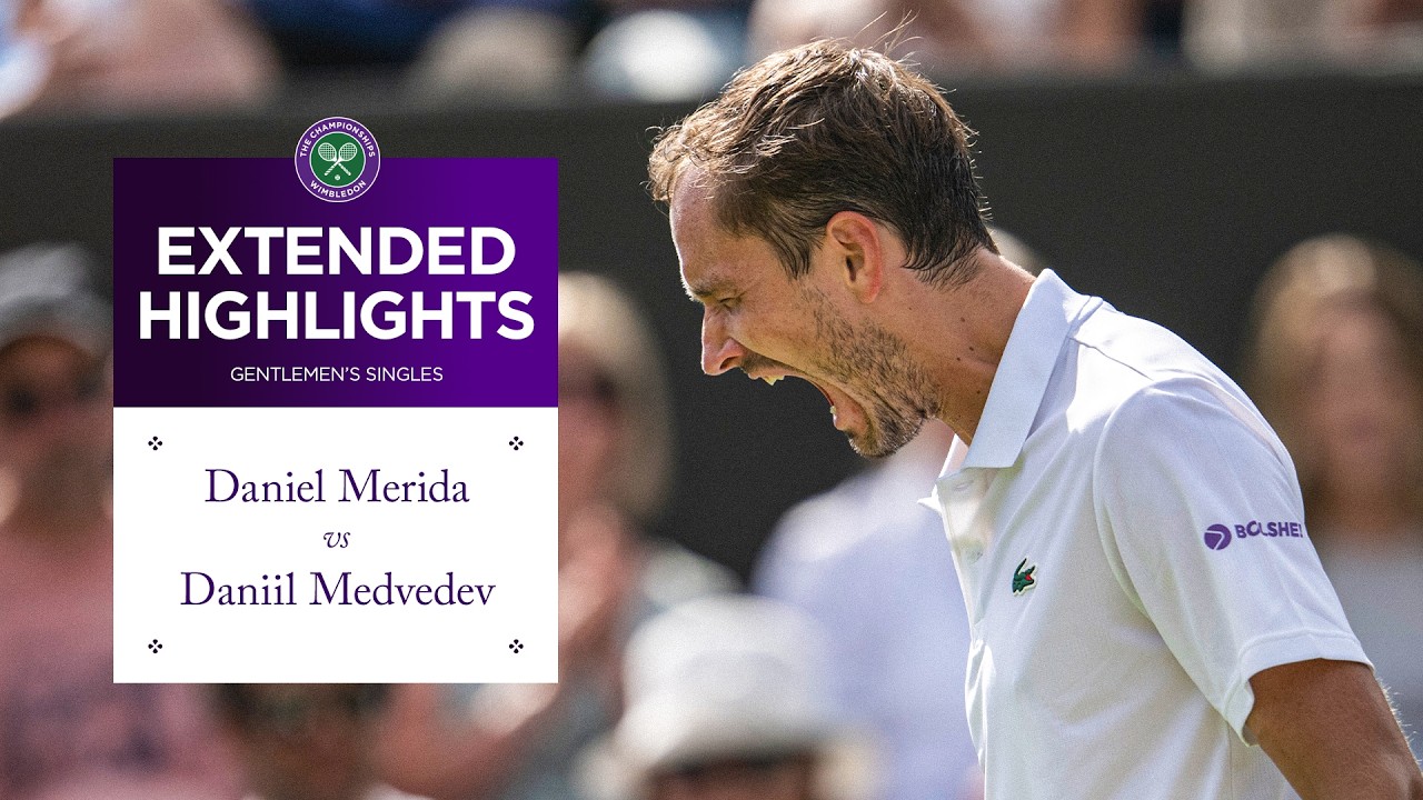 Medvedev progresses! | Daniel Merida v Daniil Medvedev | Extended Highlights | Wimbledon 2026