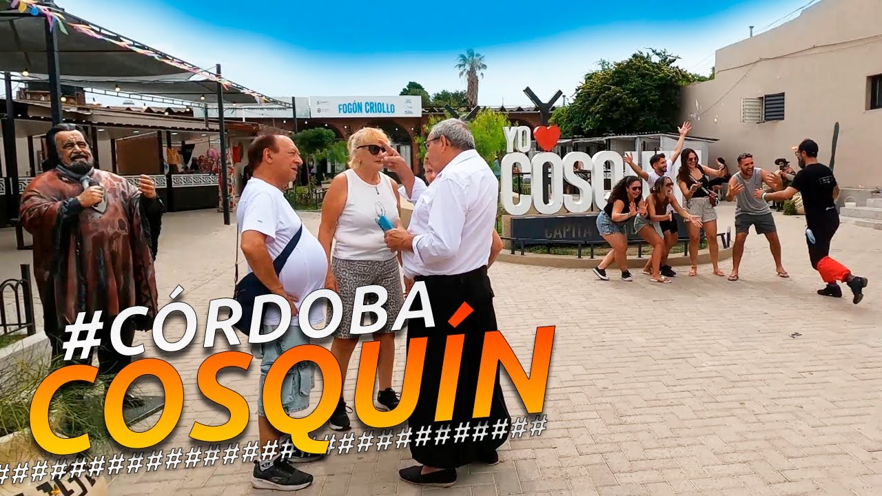 Recorriendo COSQUÍN CENTRO + BALNEARIO | CÓRDOBA | ARGENTINA | 4K Walking Tour VLOG