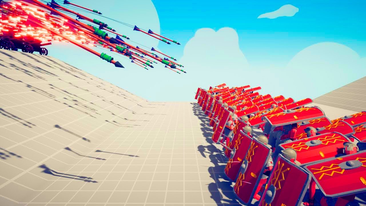 ROMANS TESTUDO vs ARCHERS - Totally Accurate Battle Simulator