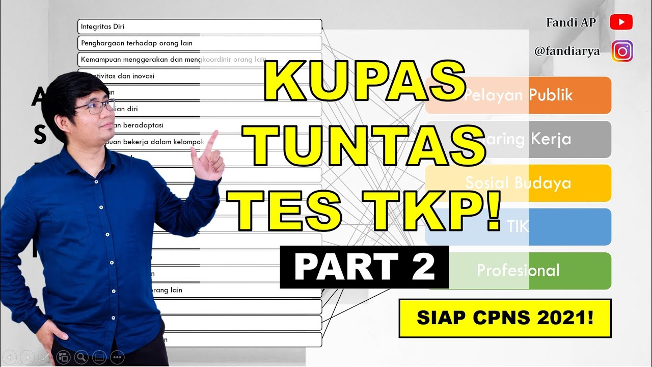 TEMA DAN ASPEK PENTING DALAM TES KARAKTERISTIK PRIBADI [KUPAS TUNTAS TKP PART 2]