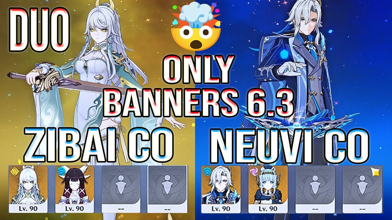 🔥 LIMITED Banner 6.3 DUO ONLY! Zibai & Columbina vs Neuvillette & Ineffa | Spiral Abyss 12 | Genshin