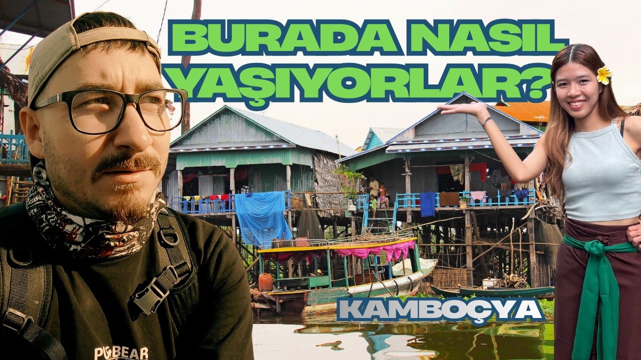 Turistler Bunları Görmüyor! Kamboçya Yüzen Köy Gerçeği 