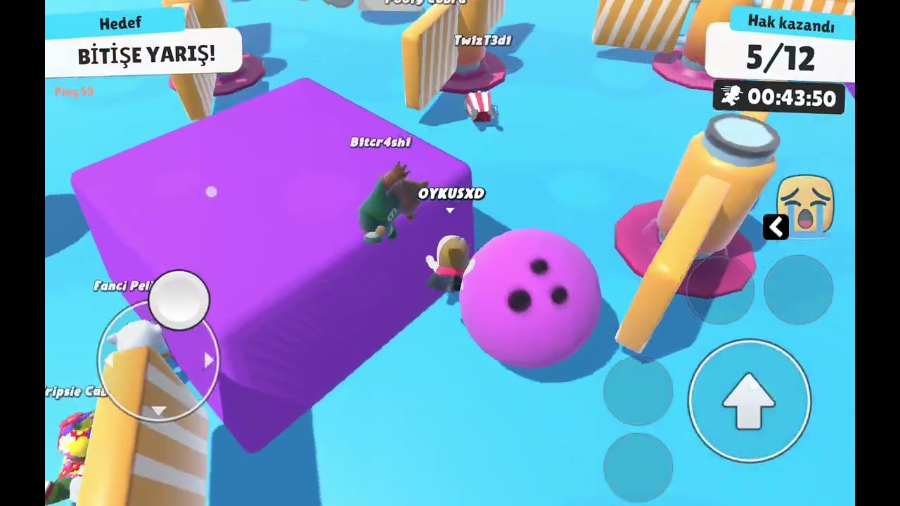  KUZENİMLE OYUN OYNADIM ( STUMBLE GUYS)   REKLAM DEĞİL !!!!!!!!