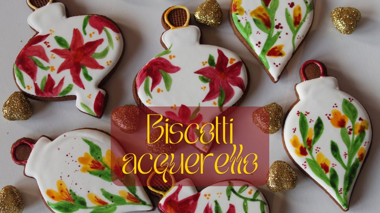 Biscotti natalizi (ma non solo) | 3 minuti di relax con la ghiaccia reale e i coloranti alimentari