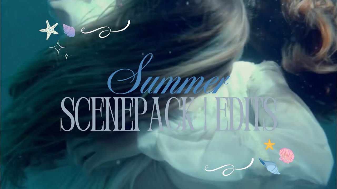 Summer aesthetic🪼🌊🐙🐚 | 1080p scene pack | edit | #edit #scenepack #summertime