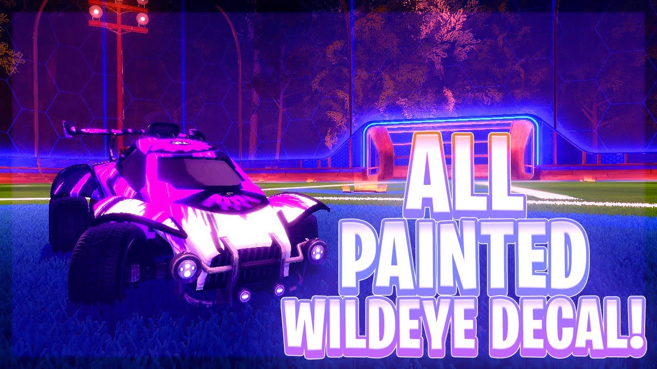 ALL *NEW* PAINTED WILDEYE DECAL! (Rocket League Season 16 Update)