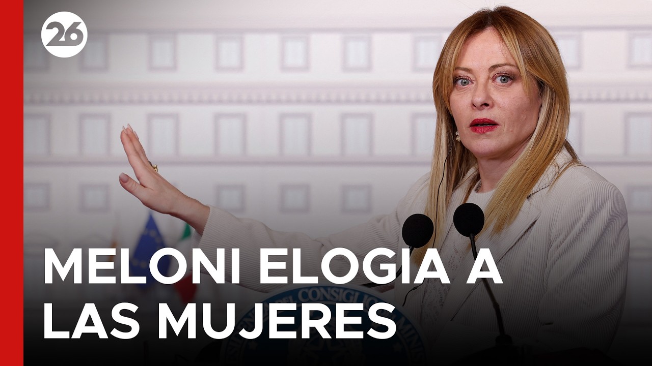 🇮🇹 MELONI | Mostró su admiración por la valentía de las mujeres de Irán