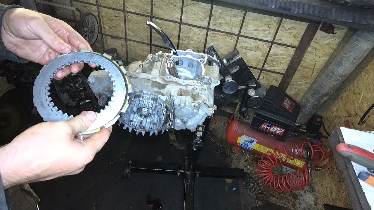 Капитальный ремонт мотора Kawasaki KX250 Разбор