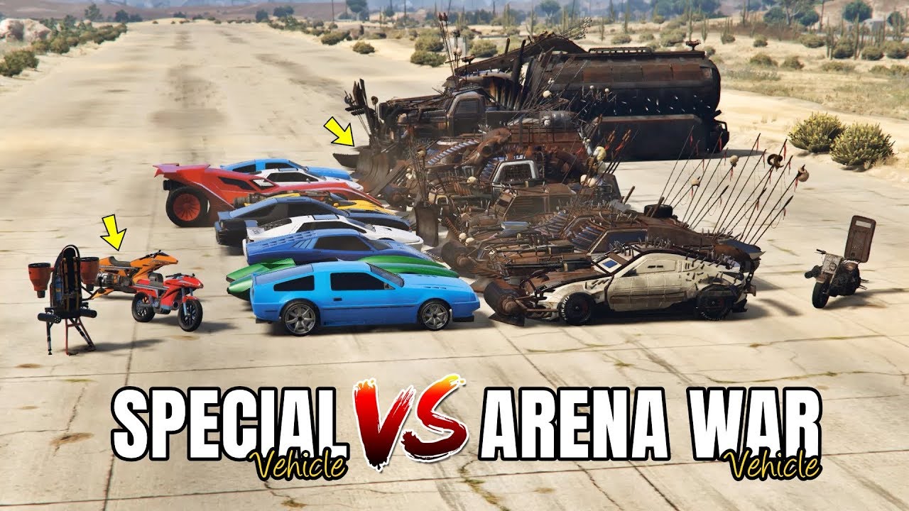 GTA 5 ONLINE - SPECIAL VEHICLE VS ARENA VEHICLE (WHICH IS FASTEST?)