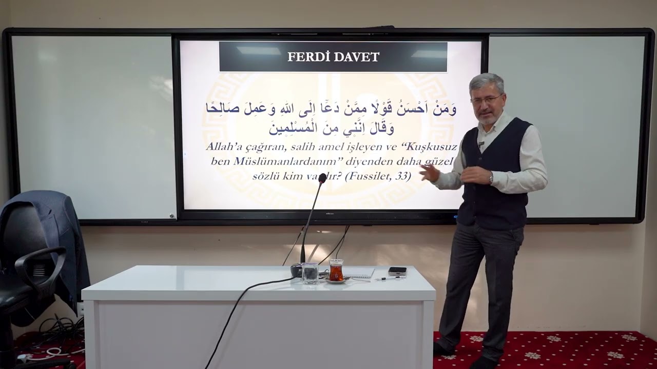 Doç. Dr. Fikret Özçelik’in “Kişisel Davet Becerileri” başlıklı sunumu…