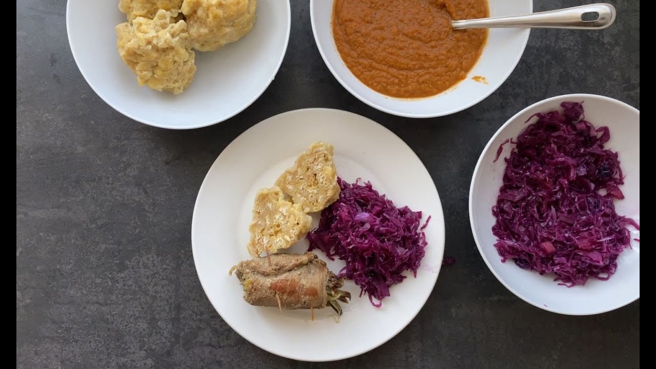 German beef rouladen, Rinderrouladen, part 3