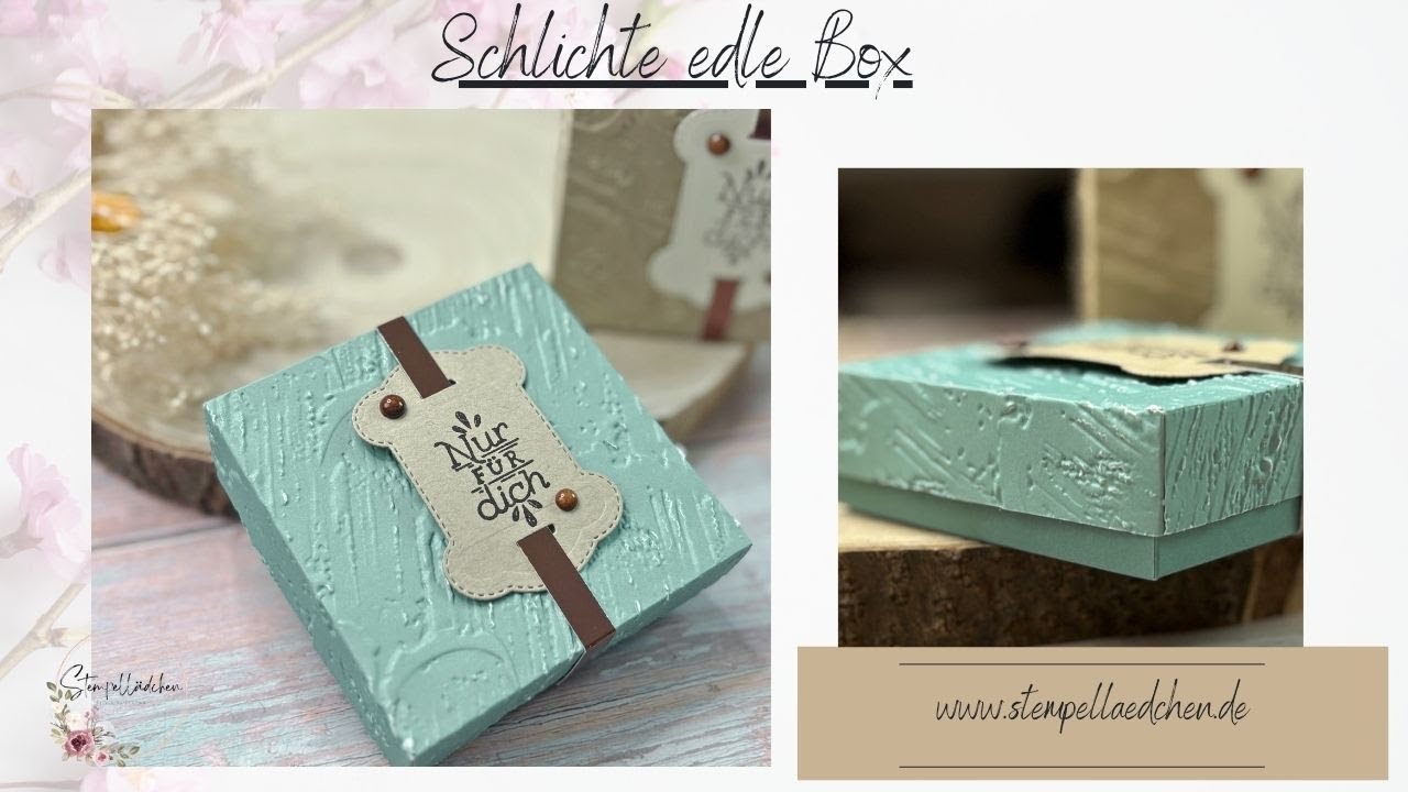 Schlichte edle Box - herbstlich