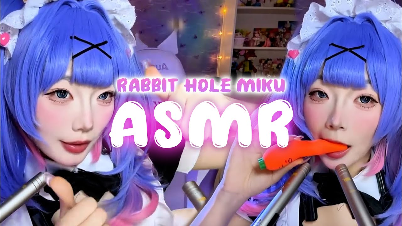 Rabbit Hole Miku ASMR 🎧 Real or Fake Can You Tell the Difference?