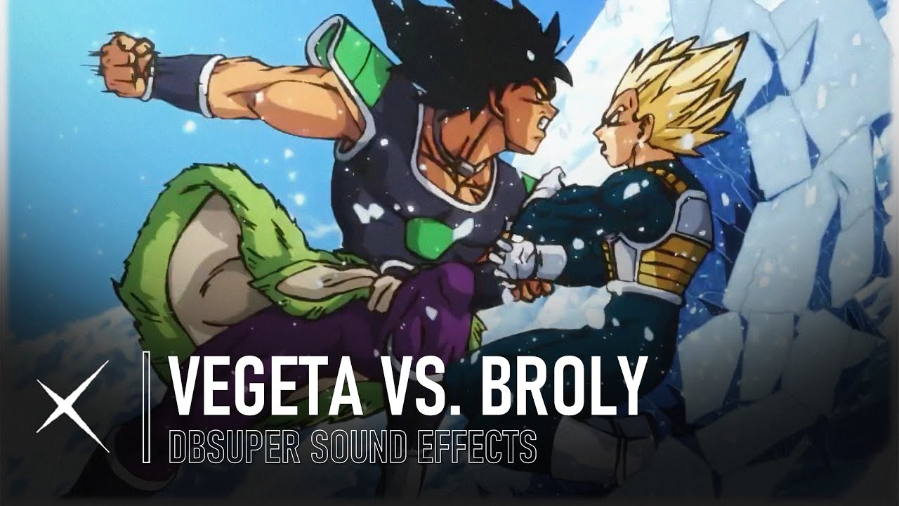 DBSuper Sound Effects Test 1 | Vegeta vs. Broly