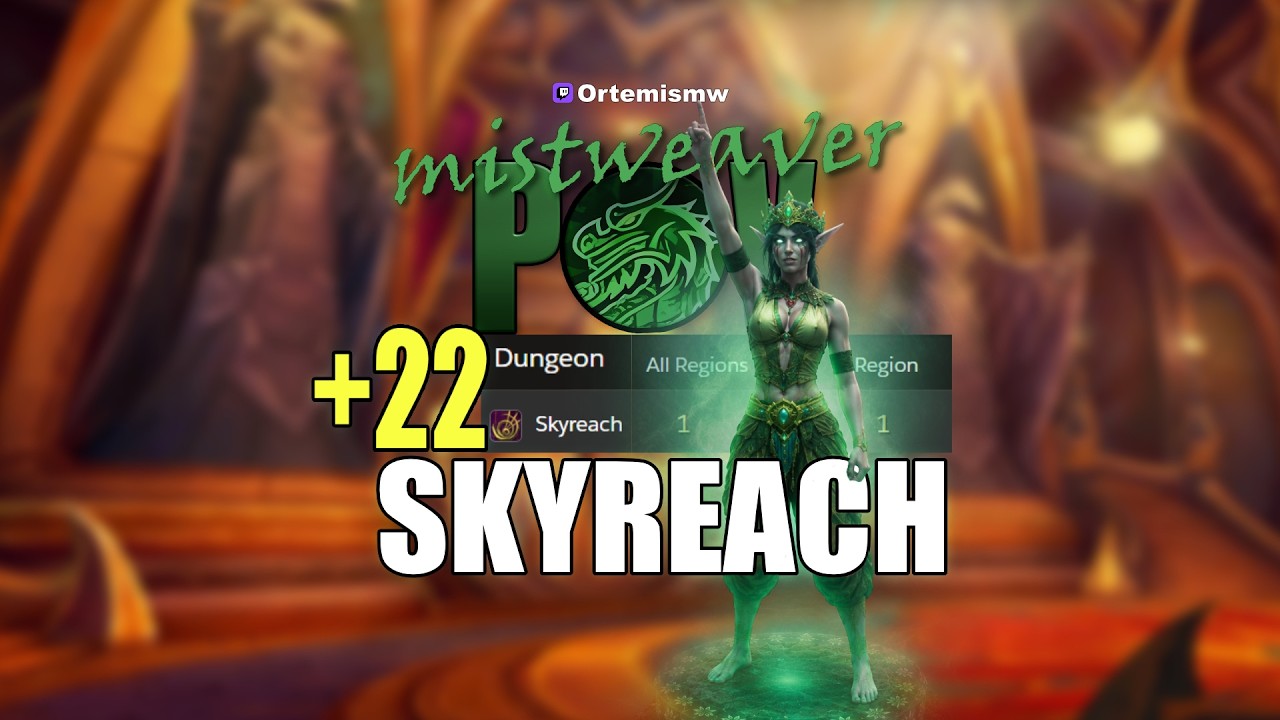 World Rank 1 Skyreach +22 Mistweaver Monk | 