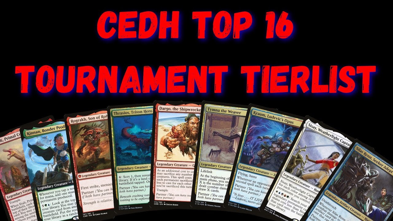 cEDH TOP 16 Leaderboard Commander Tierlist по результатам турниров