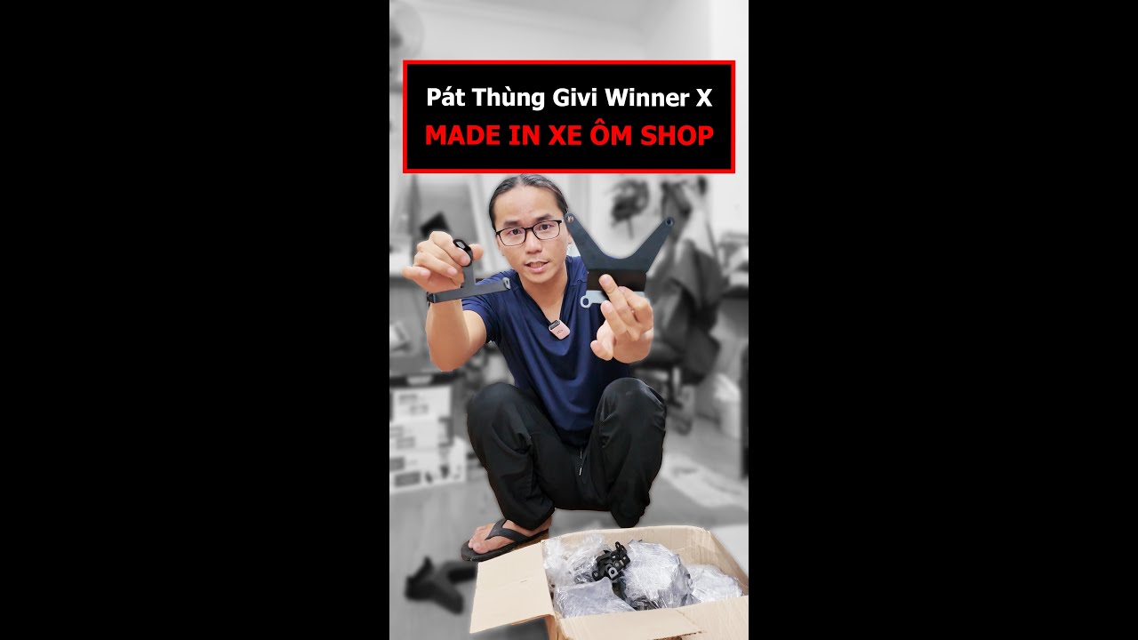 P&aacute;t Th&ugrave;ng Givi Winner X Made In Xe &Ocirc;m Shop  #xos #xeomshop #shorts
