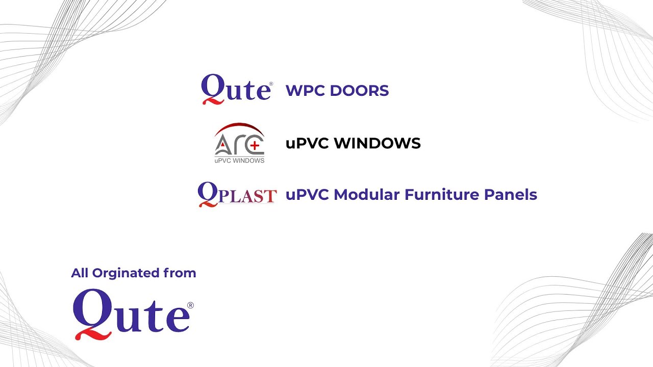 ARCPLUS uPVC Windows QUTE WPC Doors & QPLAST Modular Furniture All Products B-C Catalogue 2026