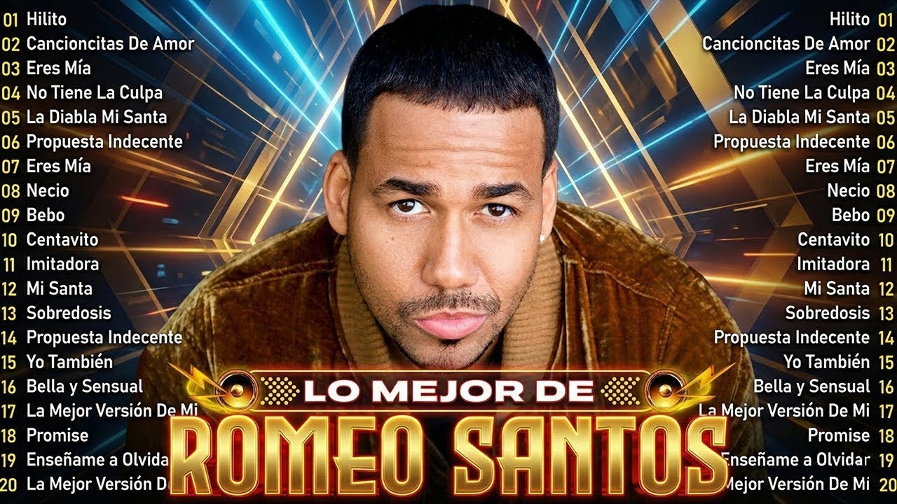 Romeo Santos Sus Mejores Éxitos 2026 🌹🌹Nuevo Romeo Santos 2026   Bachatas Romeo Santos 2026