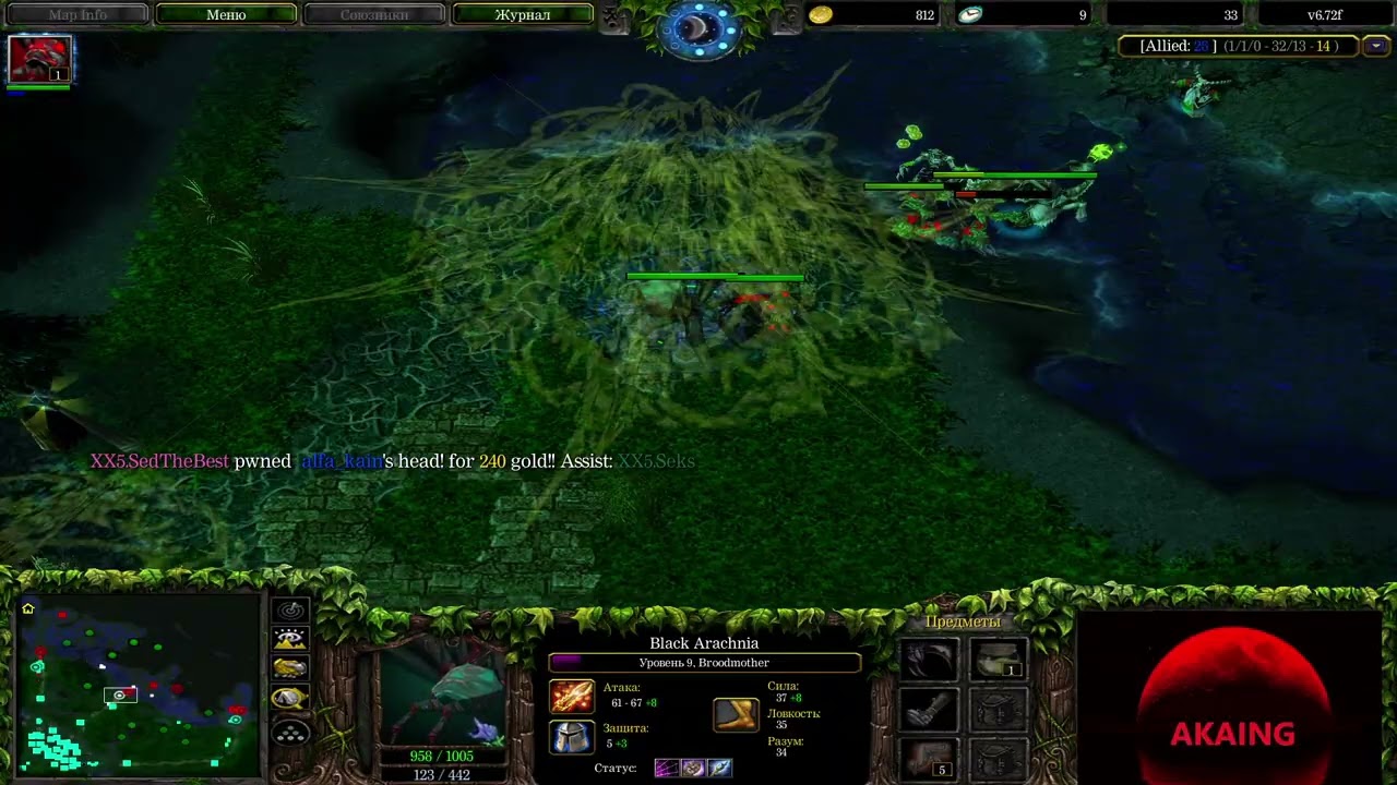 Defense of the Ancients | AKAING BROODMOTHER vs XX5