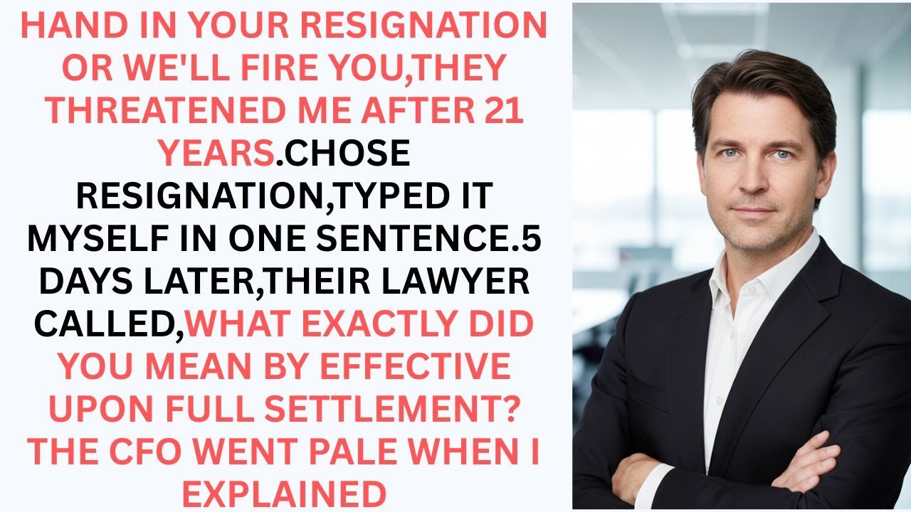 They Forced Me To Resign After 21 Years… Then I Dropped The Bombshell They Never Know! 