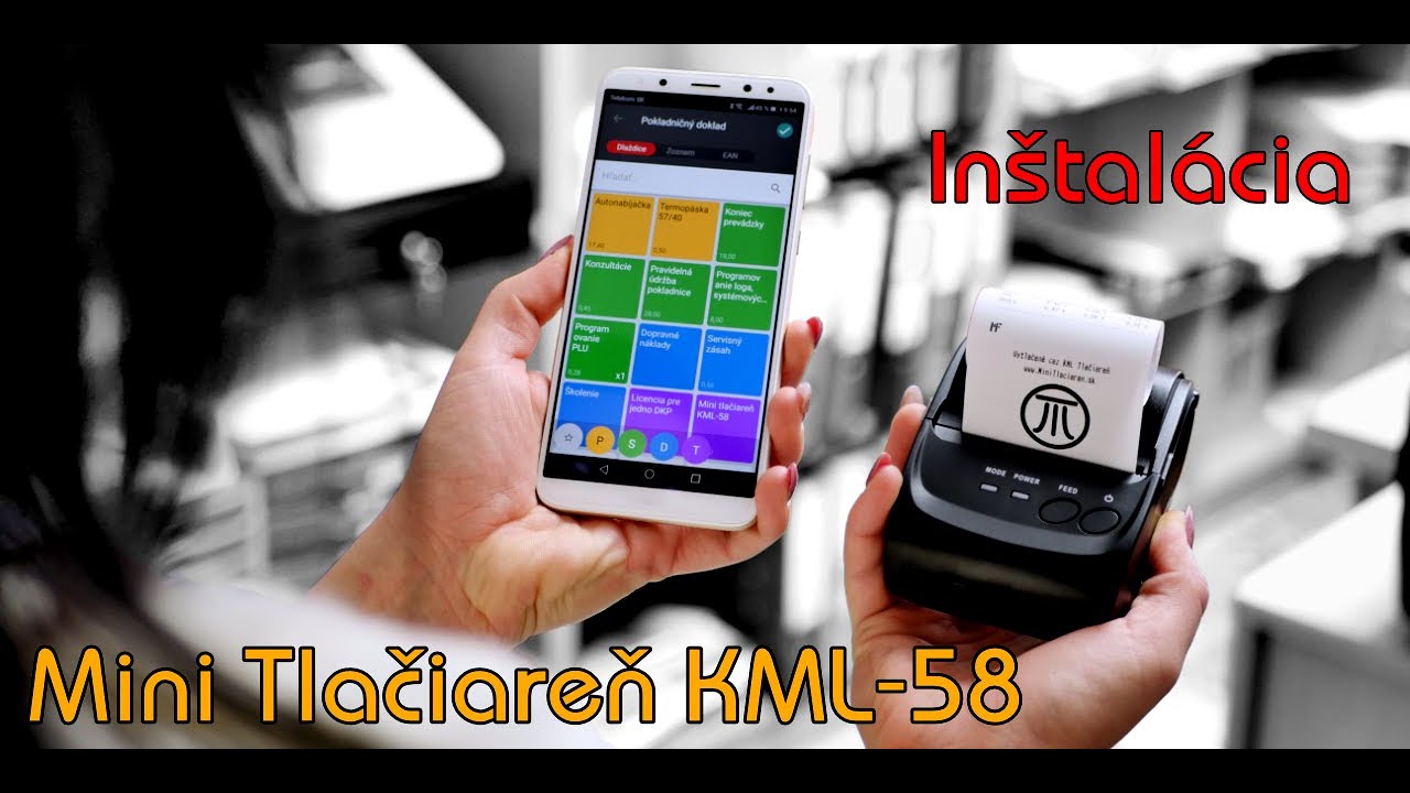 Mini Tlačiareň KML-58 - inštalácia do VRP