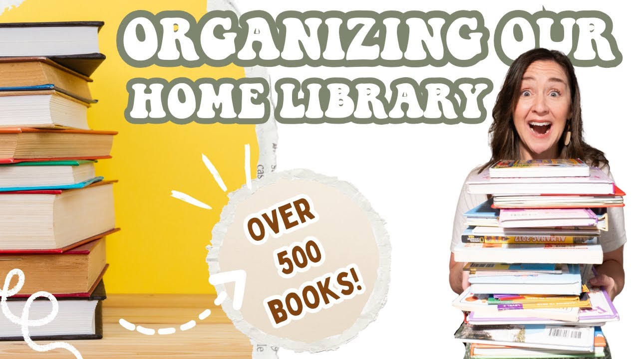 Library Organization // Our Homeschool Library // Over 500 Books // Tour my Library