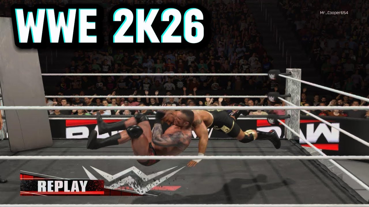 WWE 2K26 RKO on Thumbtacks for the win