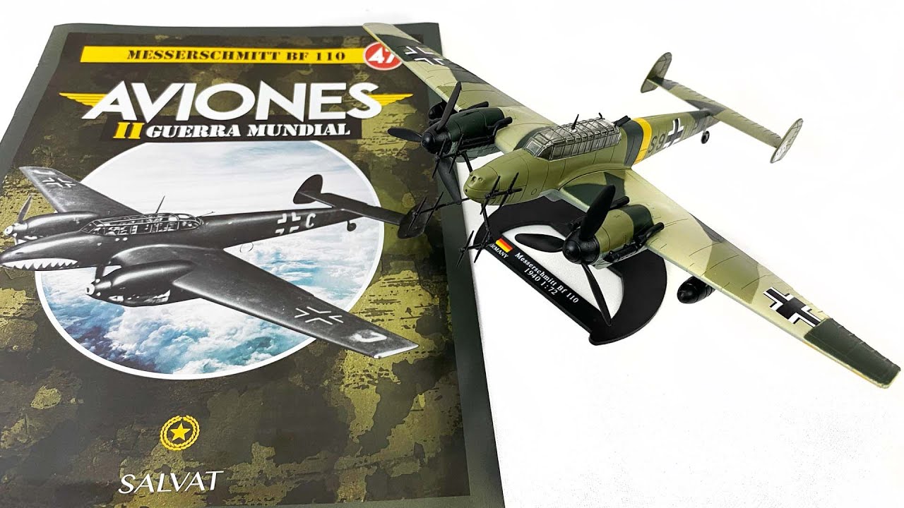 Messerschmitt BF-110 - 47 Aviones de combate WW2 SALVAT MÉXICO.
