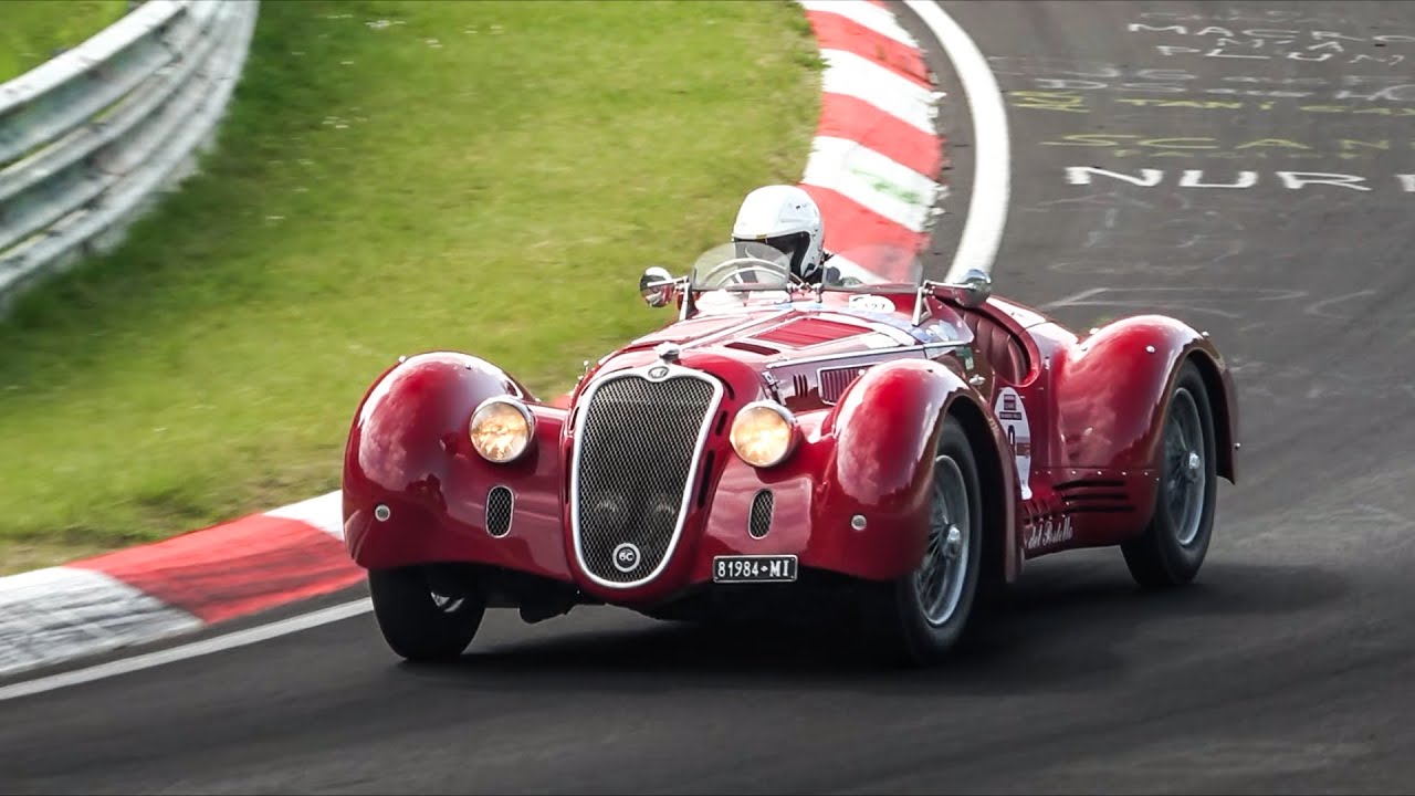 Pre-War & Classic Cars on the N&uuml;rburgring- BMW 328 Intertyp, Locomobile M48, Veritas, Maserati 6CM..