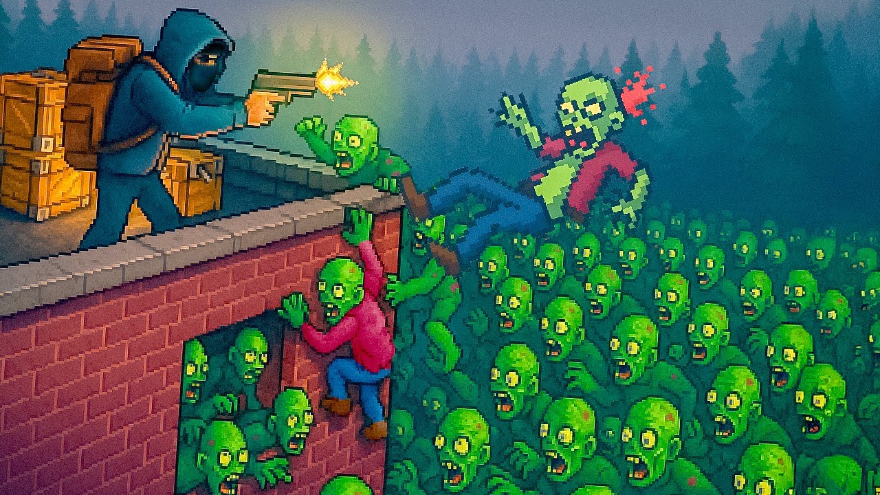 The UNDEAD SWARM Wants To STEAL MY LOOT in Zombiehood