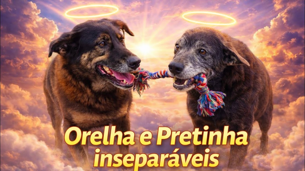Orelha e Pretinha: Inseparáveis Até o Fim | Amor, Dor e Justiça pelos Animais