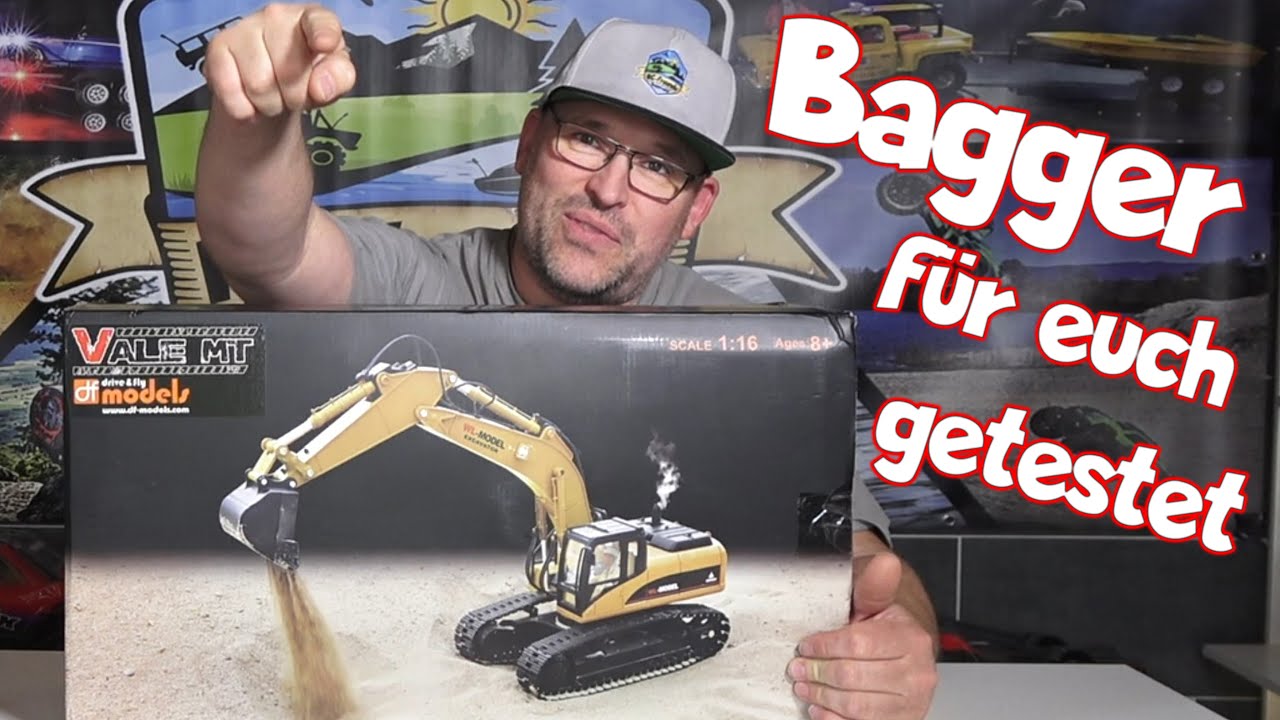 Unboxing  DF-Models Vale MT - RC Metall-Bagger. Ist er sein Geld wert?