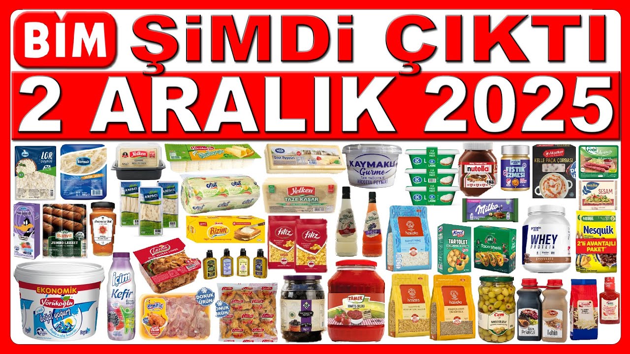 BİM 2 ARALIK 2025 | GIDA VE KAHVALTILIK &Uuml;R&Uuml;NLERİ | BİM GURME AKT&Uuml;EL | BİM MARKET FİYATLARI