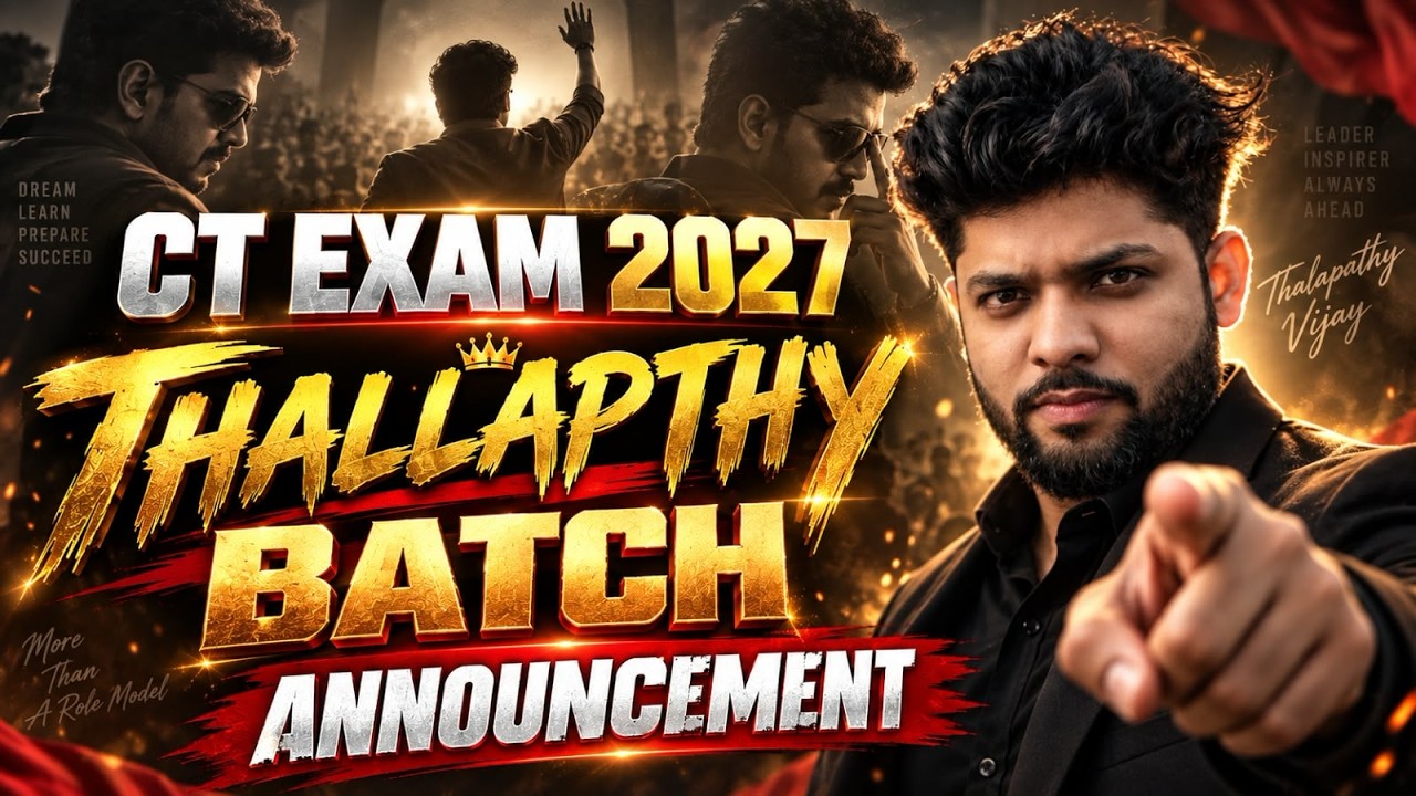 CT EXAM 2027 | Thalapathy Batch Announcement | Odisha CT Entrance Exam 2027 Preparation