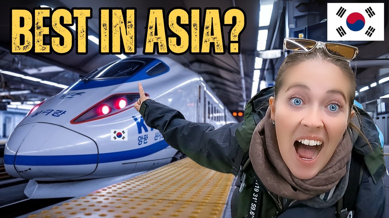 FIRST TIME Taking Korea's FASTEST Bullet Train 🇰🇷 SEOUL to BUSAN