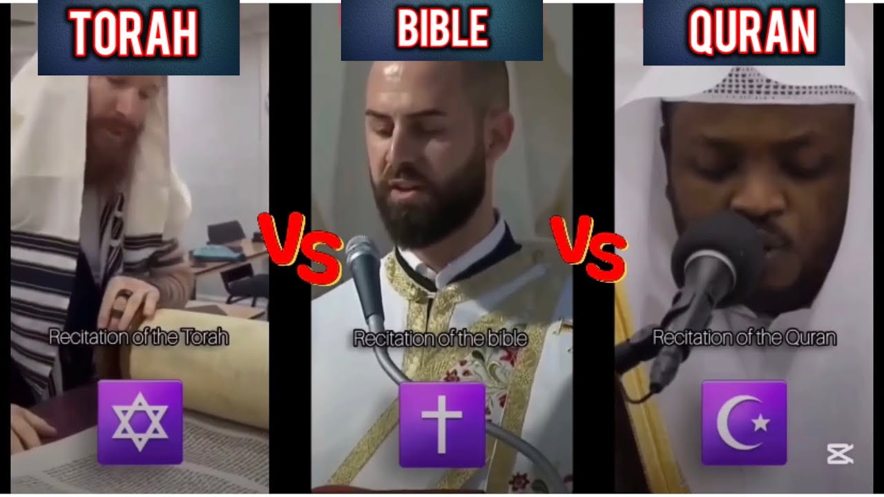 Torah vs Bible vs Quran | torah quran bible | تورات قرآن بائبل