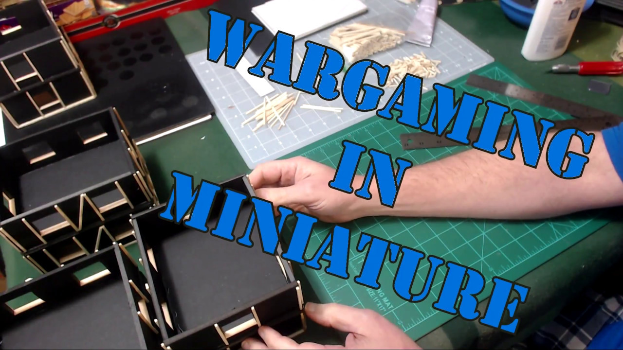 Wargaming in Miniature Building 28mm Row Houses Pt 2 Framing
