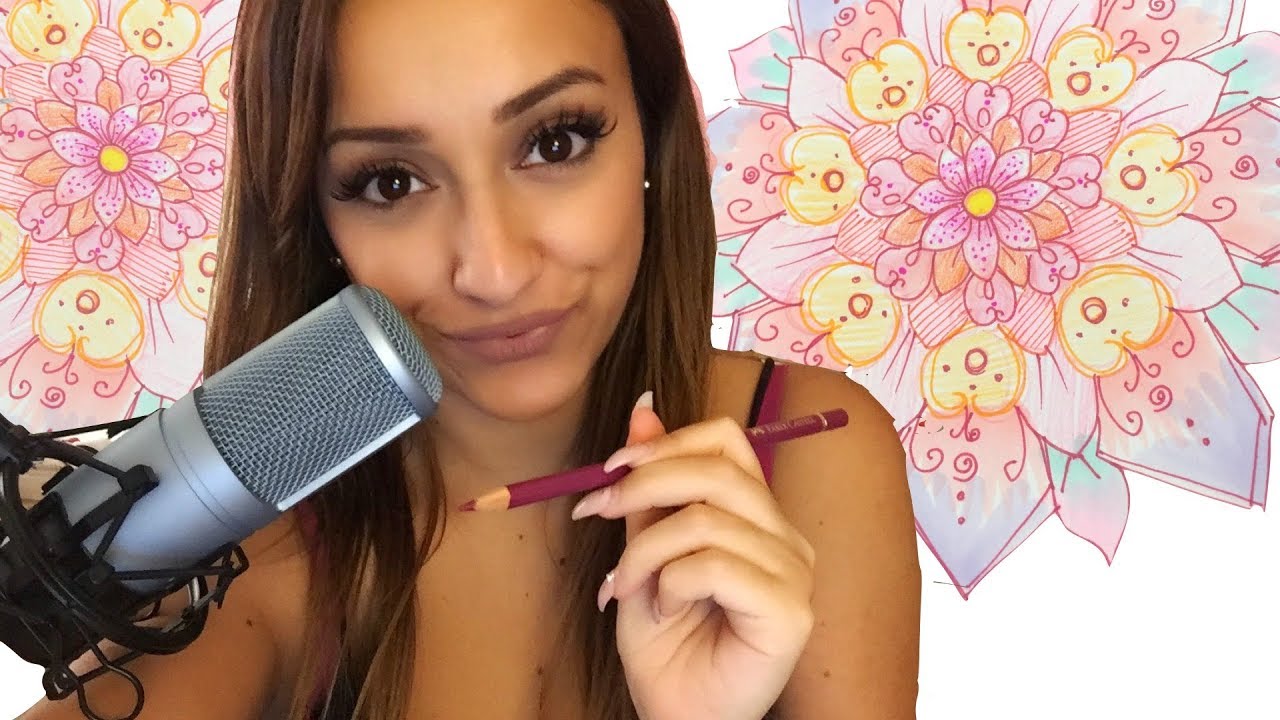 ASMR Drawing You Mandala || (Soft Spoken)