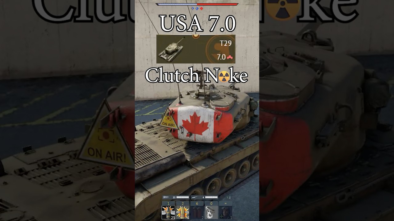 War Thunder T29 Clutch Nuke #warthunder