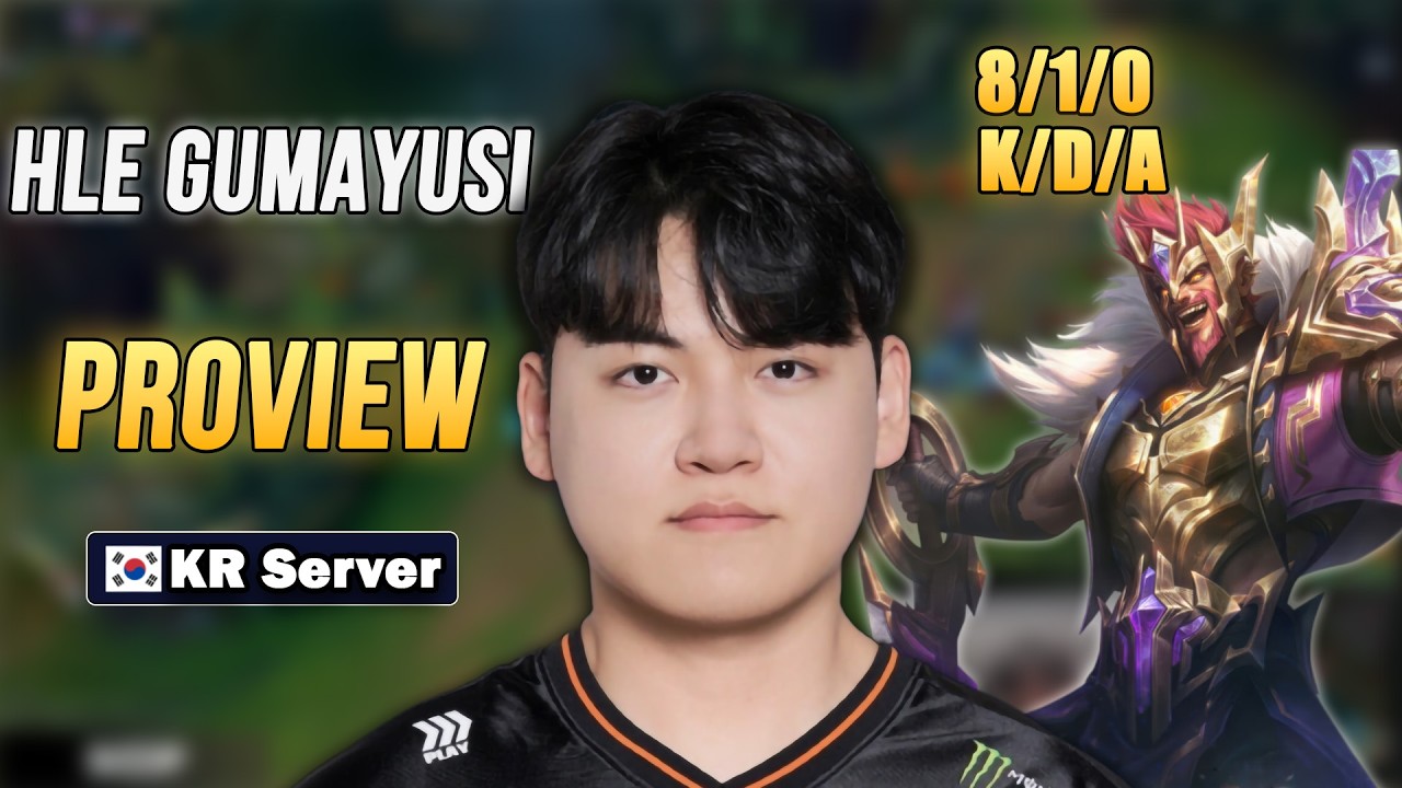 HLE Gumayusi Adc Proview  | Draven Ezreal Yunara Sivir | Patch 26.03