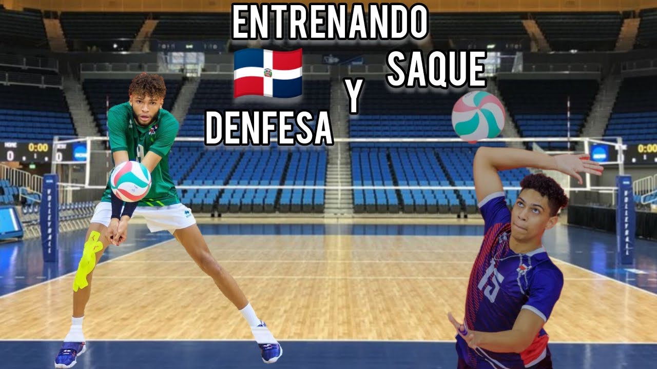 🏐Entrenando Saque y Defensa en Primera persona con la selección nacional 🇩🇴 #volleyball