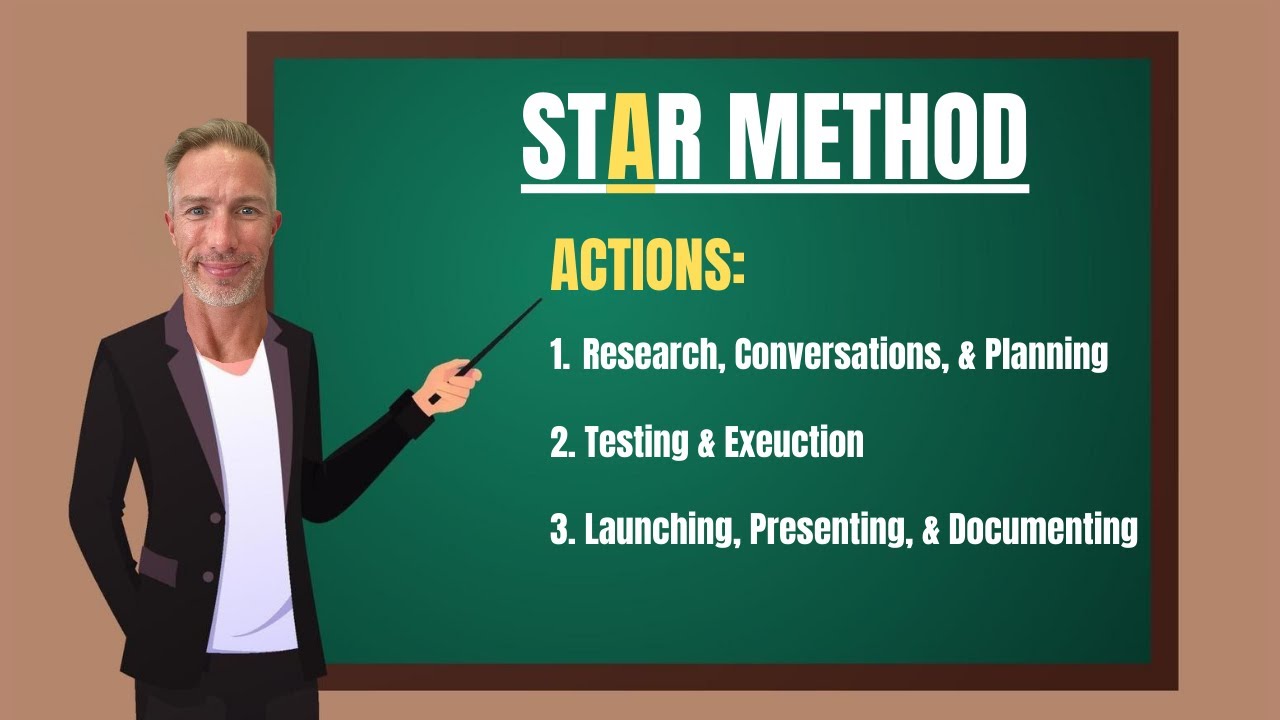 Use These 3 Simple Steps. STAR Method: Actions