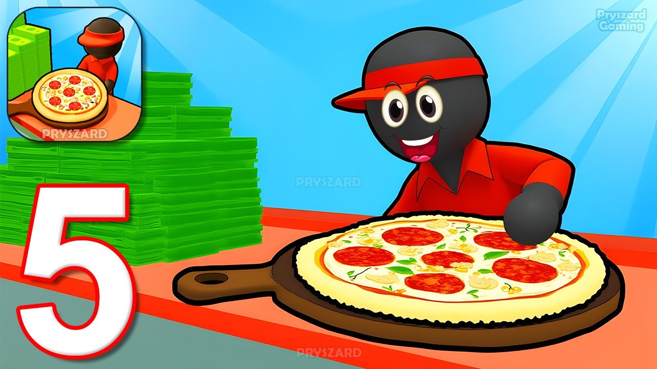 Pizza Ready - Gameplay Walkthrough Part 5 - Bake Deliver Serve Fast (iOS, Android)